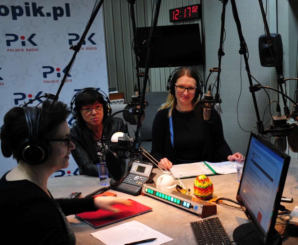 Od lewej: Ewa Kurzawa, Barbara Nawrocka i Monika Kamińska
