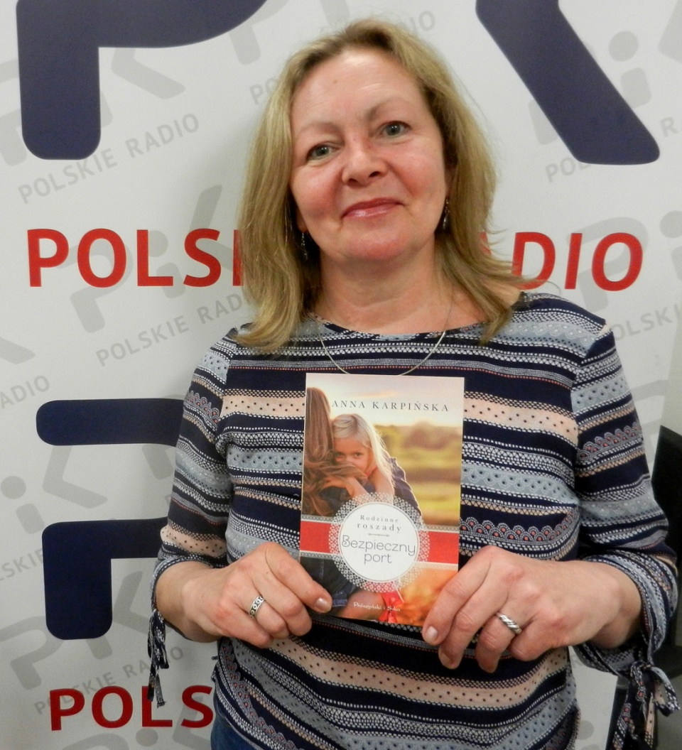 Anna Karpińska w Polskim Radiu PiK. Fot. Iwona Muszytowska-Rzeszotek
