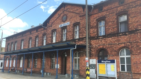 Dworzec kolejowy w Mogilnie. Fot. Krystian Makowski