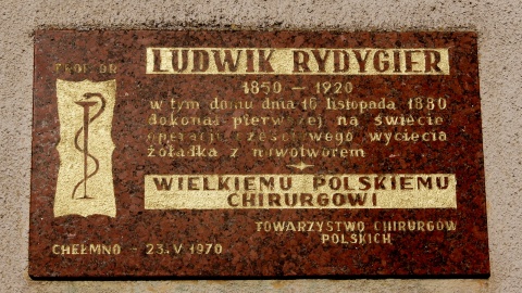 Śladem Ludwika Rydygiera, światowej sławy polskiego chirurga, który urodził się w Dusoninie, a prowadził klinikę w Chełmnie. Fot. Henryk Żyłkowski