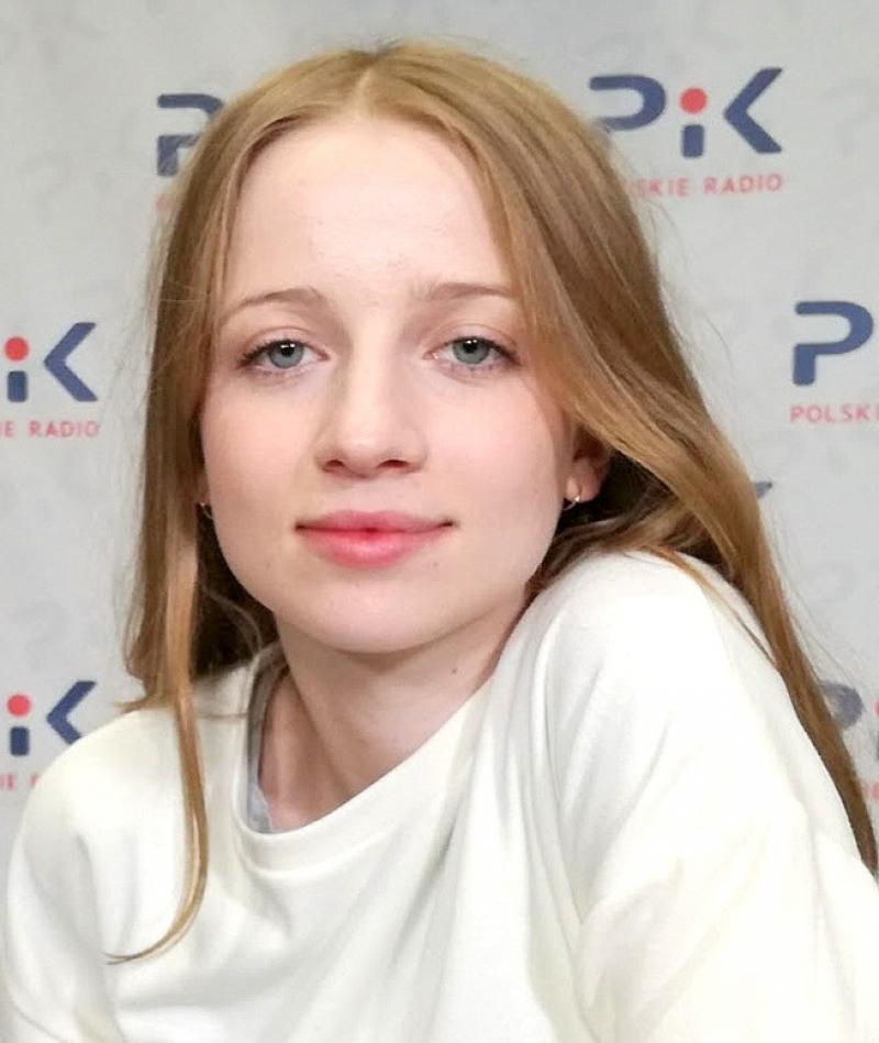 Marta Fitowska w Polskim Radiu PiK. Fot. Magda Jasińska