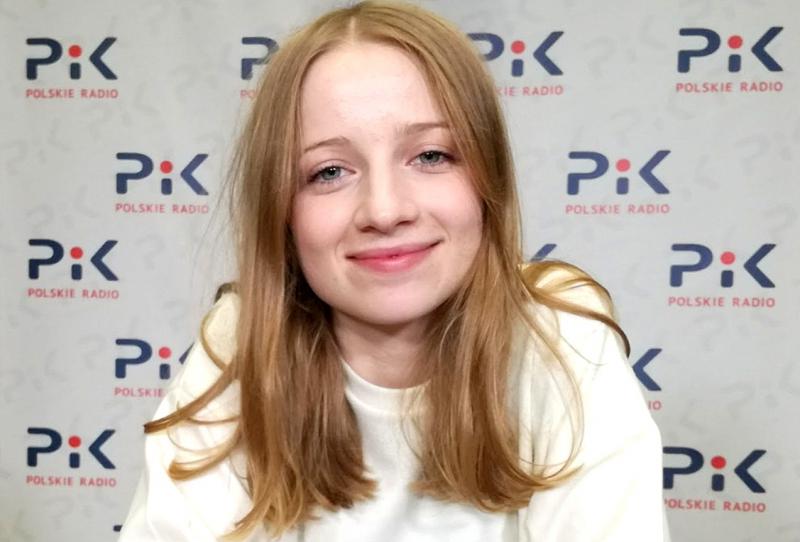 Marta Fitowska w Polskim Radiu PiK. Fot. Magda Jasińska