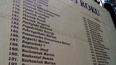 Wróciliśmy do Paterka, gdzie Niemcy zamordowali ok. 200 Polaków. Fot. Henryk Żyłkowski
