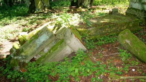 Groby i ludzkie szczątki profanowane są na rzymsko-katolickim cmentarzu w Płonnem. Fot. Henryk Żyłkowski