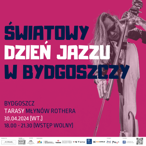 Światowy Dzień Jazzu 2024 - Młyny Rothera - Tarasy, Bydgoszcz - 30.04.2024r.(zakończony)