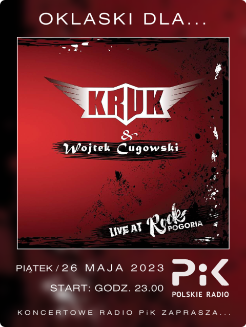 26 maja 2023 - Wieczór z... KRUK  Wojtek Cugowski