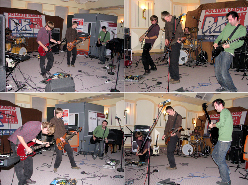 Tides From Nebula w Polskim Radiu PiK - 09.10.2009. Fot. Adam Droździk.
