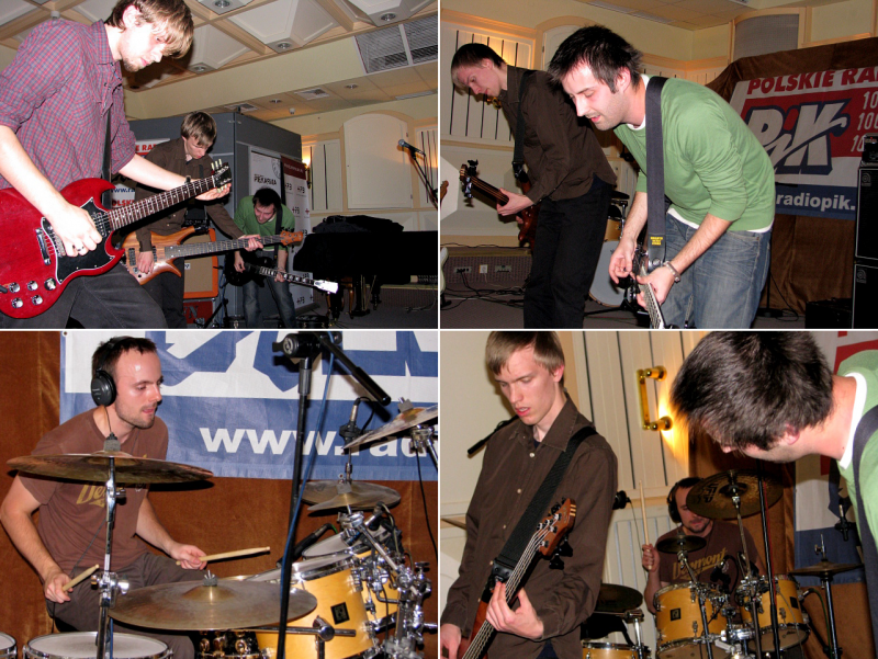 Tides From Nebula w Polskim Radiu PiK - 09.10.2009. Fot. Adam Droździk.