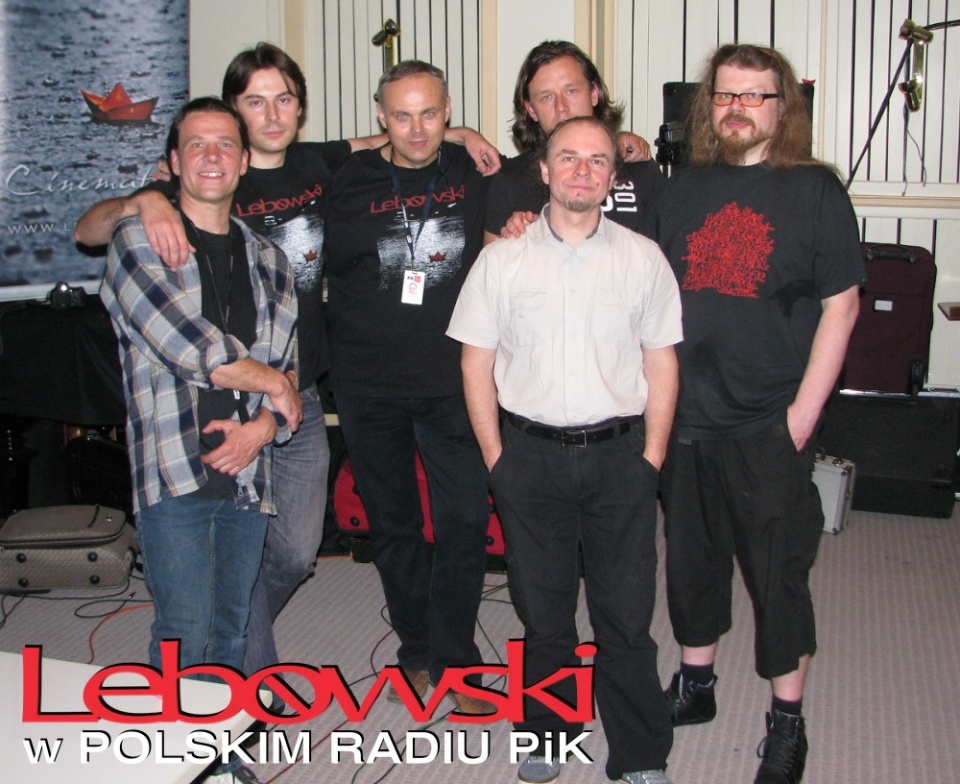 Grupa LEBOWSKI po występie w studiu Polskiego Radia PiK, 9 września 2011 r. Fot. Adam Droździk