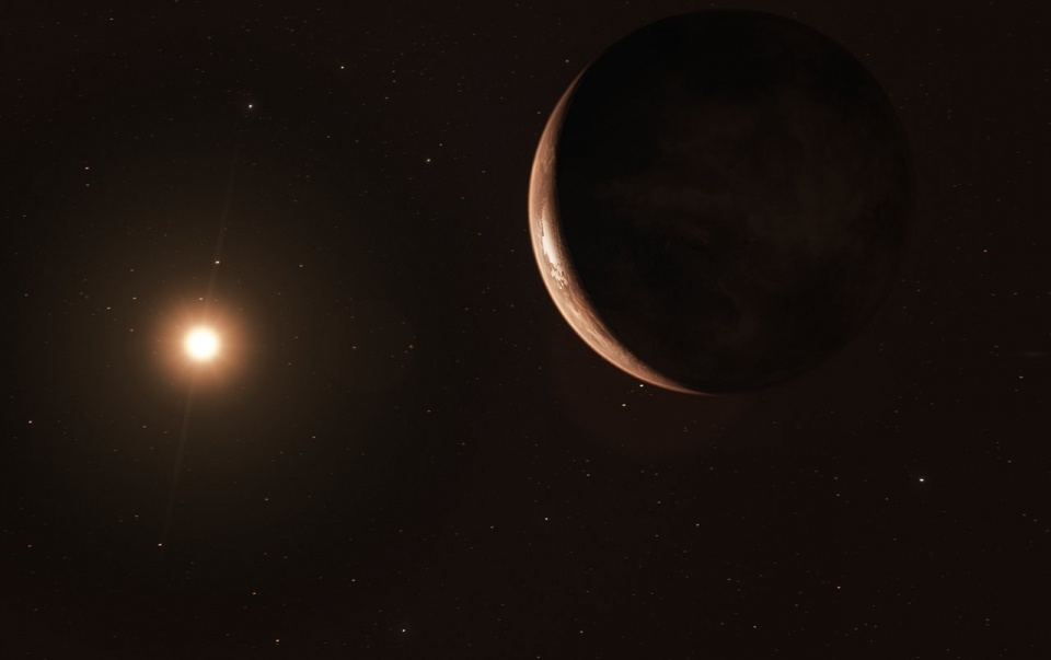 Barnard Star planet. Foto © ESO/M.Kornmesser
