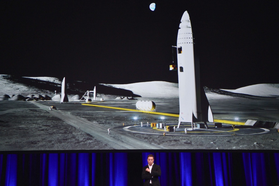 Mars & Elon Musk © Space X