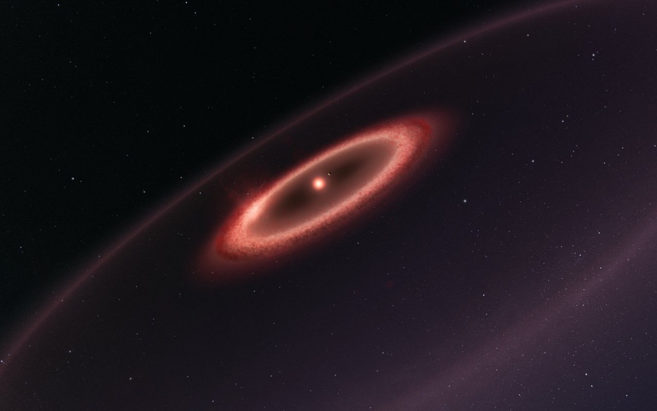 Proxima Centauri dust © ESO
