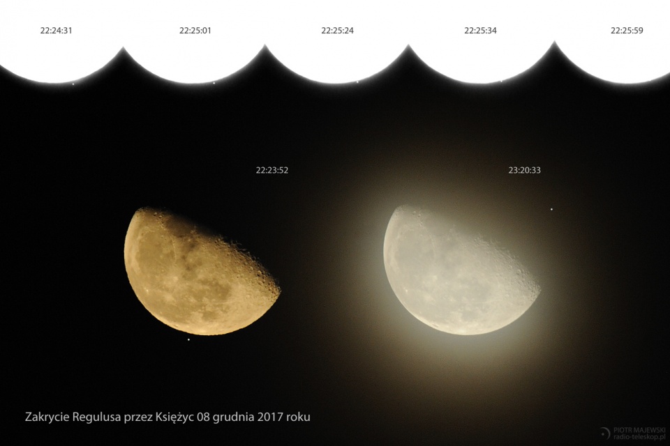 Moon-Regulus © Piotr Majewski