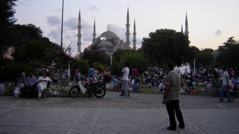 Okolice Sultanahmetu w Stambule. Fot. Mateusz Bamski.