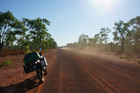 To była podróż Szymon Springer motocyklem do Australii