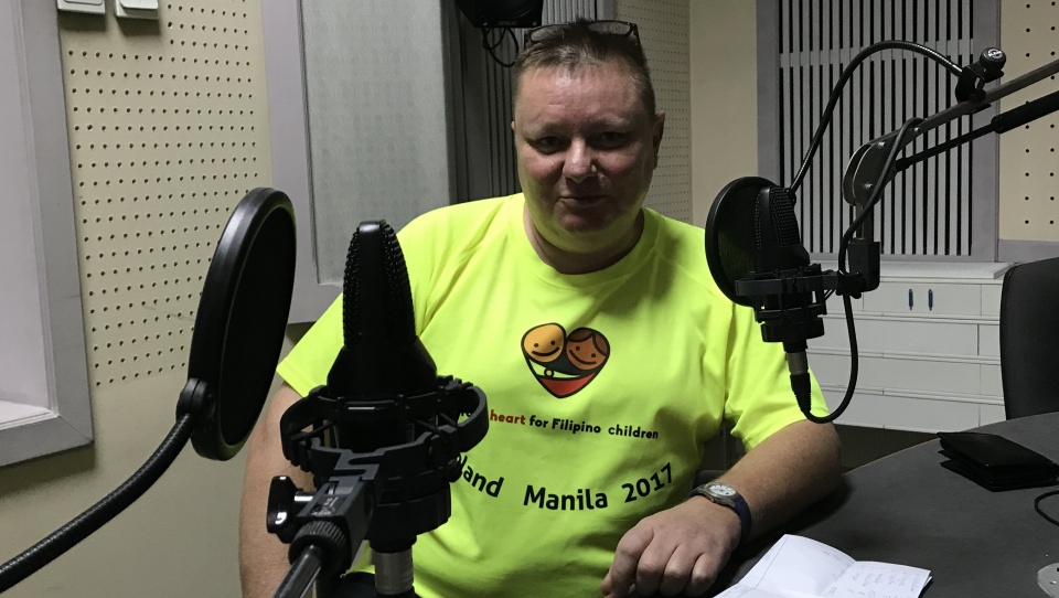 Dariusz Metel w "filipińskiej" koszulce. Fot. Tomasz Kaźmierski