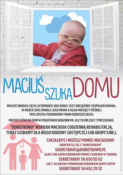 Maciek z Torunia znalazł dom
