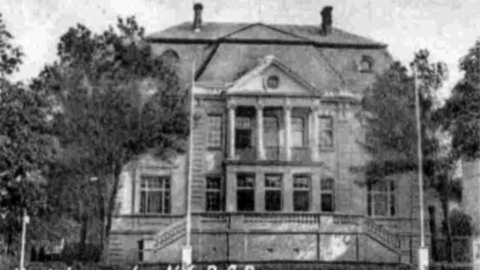 Budynek przy ul. Gdańskiej 50 w Bydgoszczy podczas II wojny światowej