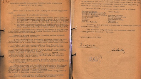 Sprawozdanie Naczelnika Wydziału Programowego 9.04 – 4.05.1945r.