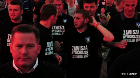 W Bydgoszczy świętowano awans Zawiszy do piłkarskiej ekstraklasy.