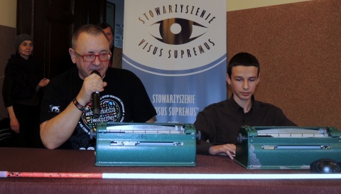 Uczniowie z Braillea spotkali się z Jerzym Owsiakiem