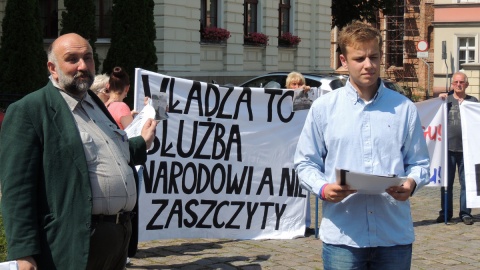 Protest śmieciowy w Bydgoszczy