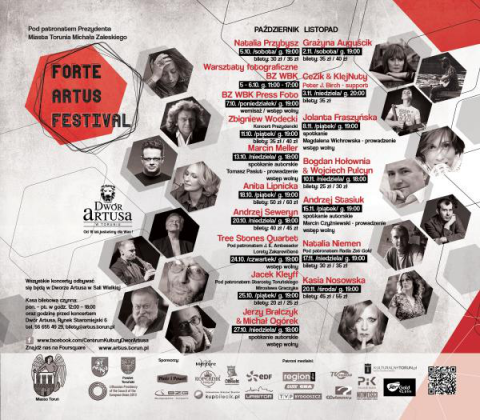 Forte Artus Festiwal od soboty w Toruniu