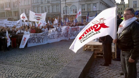 Dwie akcje protestacyjne w Bydgoszczy
