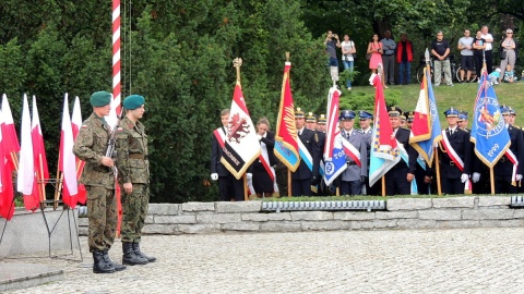 Uroczystości odbyły się pod pomnikiem Józefa Piłsudskiego. Fot. Adriana Andrzejewska