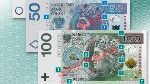 Banknoty z nowymi zabezpieczeniami od kwietnia w obiegu