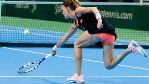 Turniej WTA w Katowicach  Agnieszka Radwańska awansowała do półfinału