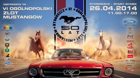 Ogólnopolski Zlot Fordów Mustangów w Bydgoszczy