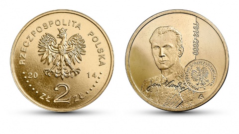 Jan Karski na monecie i znaczku pocztowym