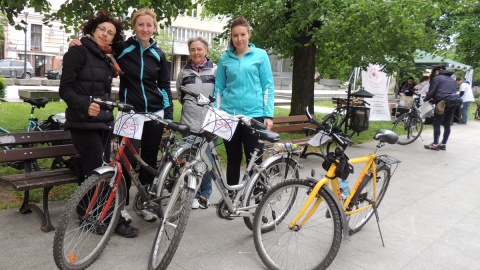 Rajd rowerowy z okazji Europejskiego Dnia Profilaktyki Udarowej.