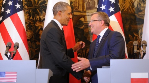 Spotkanie prezydentów Polski i Stanów Zjednoczonych w Belwederze
