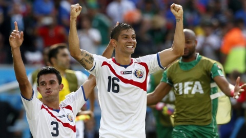 MŚ 2014  awans Kostaryki, Anglia za burtą