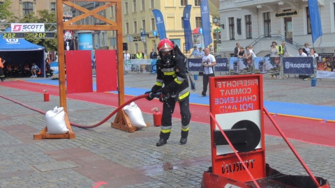 Międzynarodowe zawody strażackie w Toruniu [wideo]