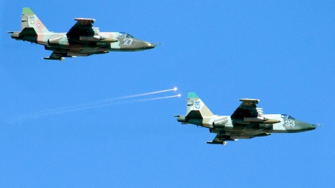 Ukraina: rosyjski samolot zestrzelił ukraińskiego Su-25