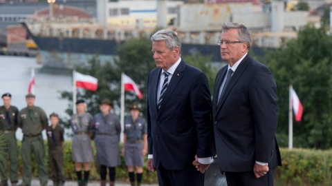Komorowski i Gauck: doświadczenia II wojny są lekcją na dzisiaj