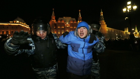 Ponad 100 zatrzymanych na manifestacji poparcia dla Nawalnego