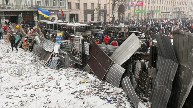 Kolejne protesty i starcia w Kijowie