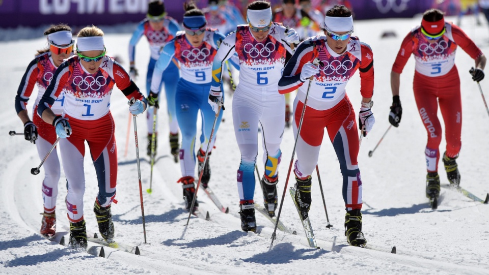 W biegu łączonym triumfowała Norweżka Marit Bjoergen. Justyna Kowalczyk zajęła szóste miejsce. Fot. PAP/EPA