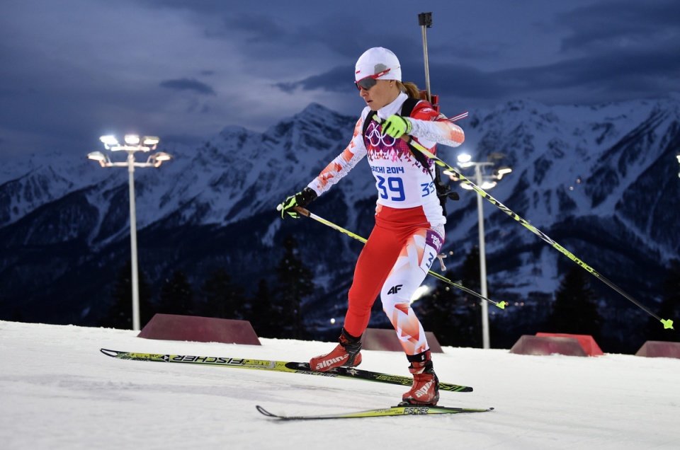Dziewięć sekund zabrakło Weronice Nowakowskiej-Ziemniak do medalu w sprincie biathlonowym. Fot. PAP/EPA