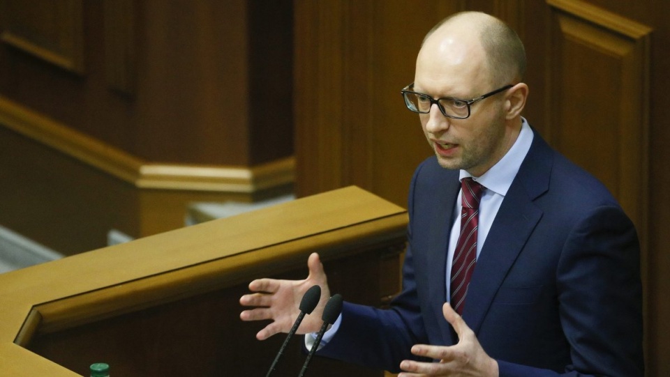 Arsenij Jaceniuk został nowym premierem Ukrainy. Fot PAP/EPA