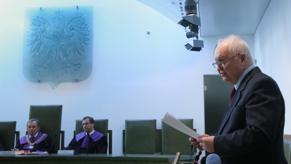 Był I sekretarz KC PZPR podczas rozprawy w Sądzie Najwyższym w Warszawie. Fot. PAP/Paweł Supernak
