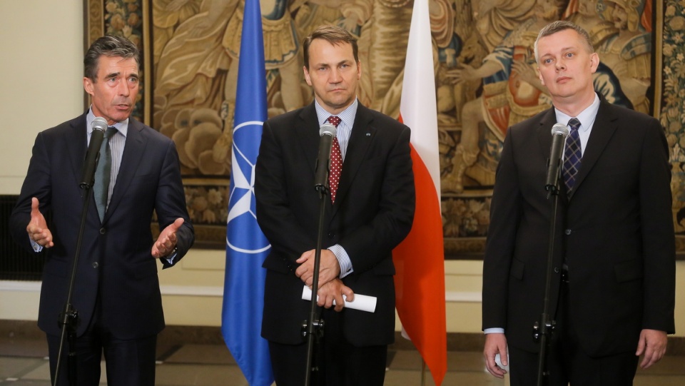 Wizytę w Polsce Anders Fogh Rasmussen rozpoczął od spotkania z szefami MON i MSZ. Fot. PAP/Paweł Supernak