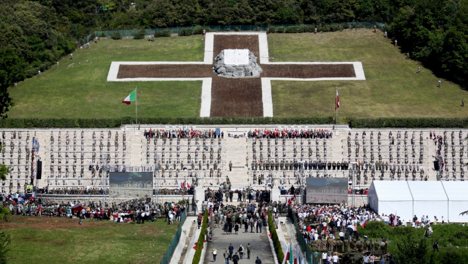 Obchody upamiętniające 70. rocznicę zakończenia bitwy o Monte Cassino. Fot. PAP/Leszek Szymański