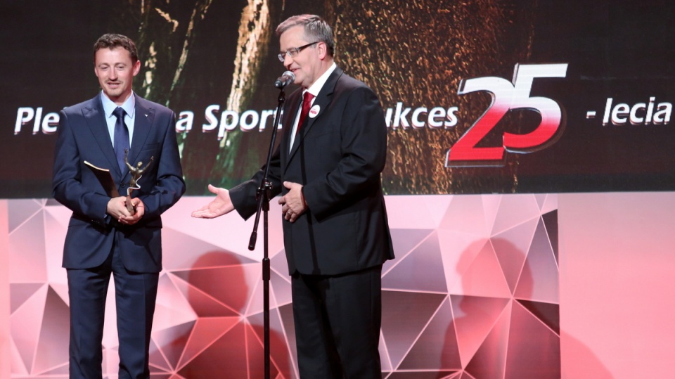 Były skoczek narciarski Adam Małysz został uznany Sportowcem Wolnej Polski. Fot. PAP/Leszek Szymański