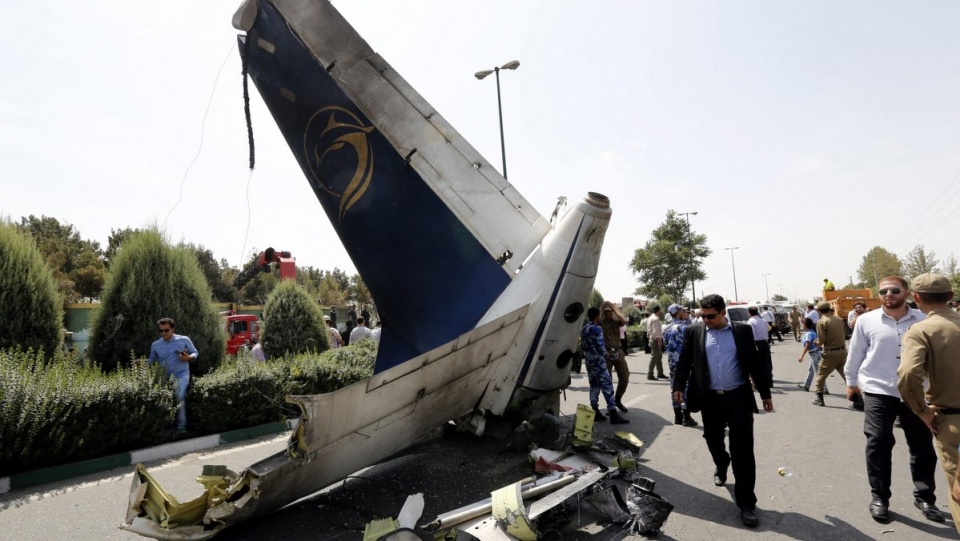 Samolot leciał z Teheranu do miasta Tabas, na wschodzie kraju. Fot. PAP/EPA/ABEDIN TAHERKENAREH