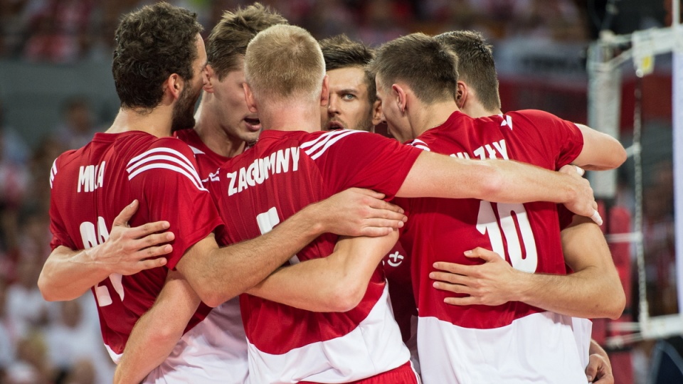 Polacy cieszą się z punktu podczas meczu grupy A mistrzostw świata siatkarzy z Australią. Fot. PAP/Maciej Kulczyński